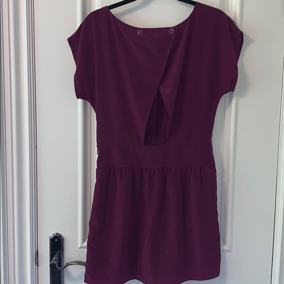 BCBG Generation purple dress with cutout in back - Picture 2 of 6